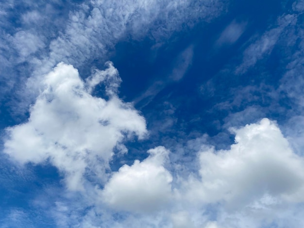 Céu azul com fundo cloudscape