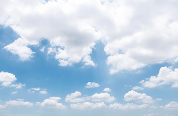 Céu azul com fundo de nuvens