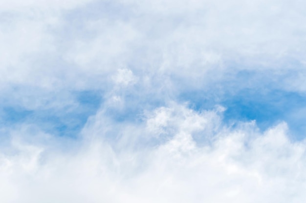 Céu azul com fundo de textura de muitas nuvens