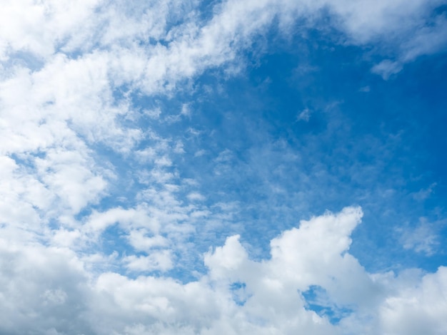 Céu azul com nublado chuvoso para fundo