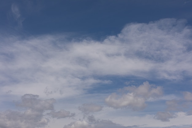 Céu azul com nuvens brancas durante o dia