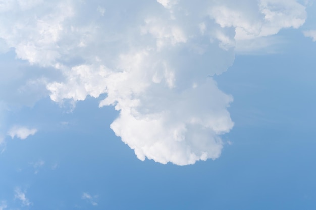 Céu azul com nuvens brancas