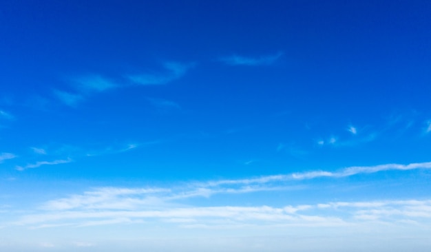 Céu azul com nuvens brancas