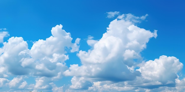 Céu azul com nuvens de fundo