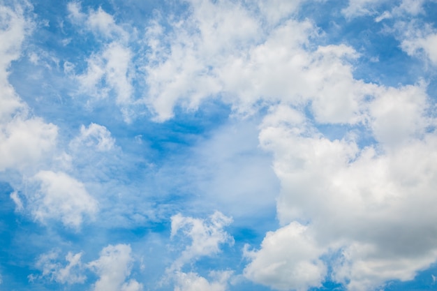 Céu azul, com, nuvens, fundo