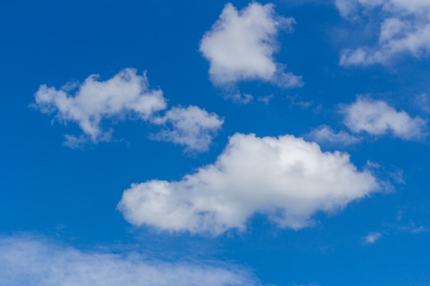 Céu azul, com, nuvens, fundo