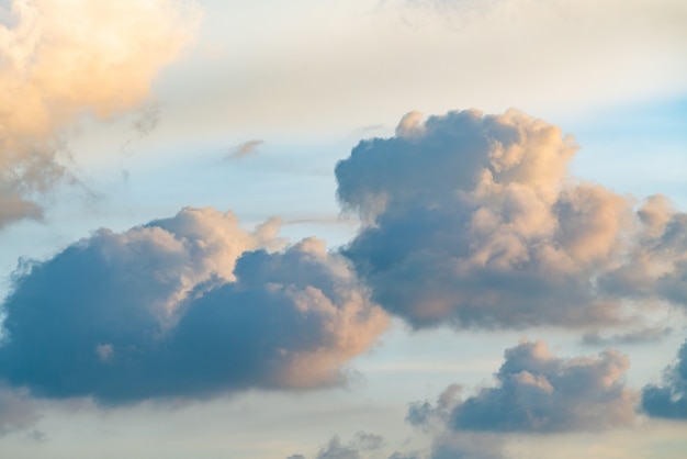 Céu azul, com, nuvens, fundo