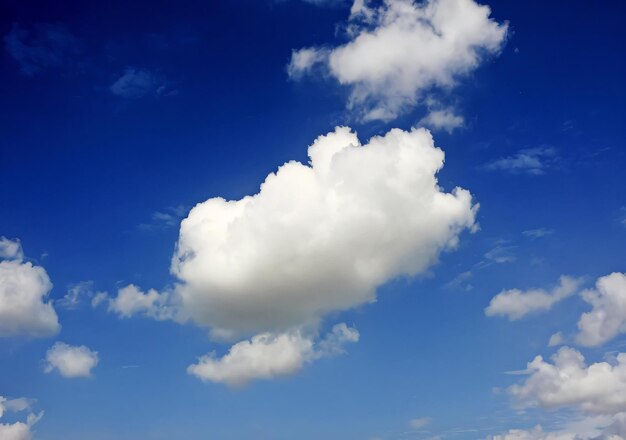 Foto céu azul com nuvens