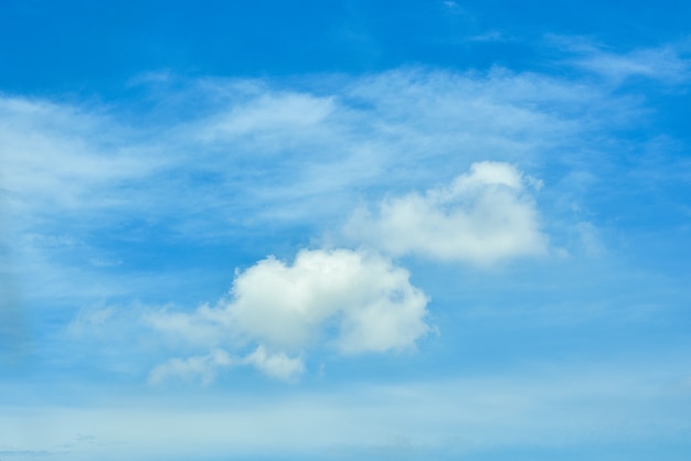 Céu azul com nuvens