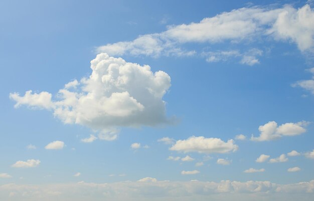 Céu azul com nuvens