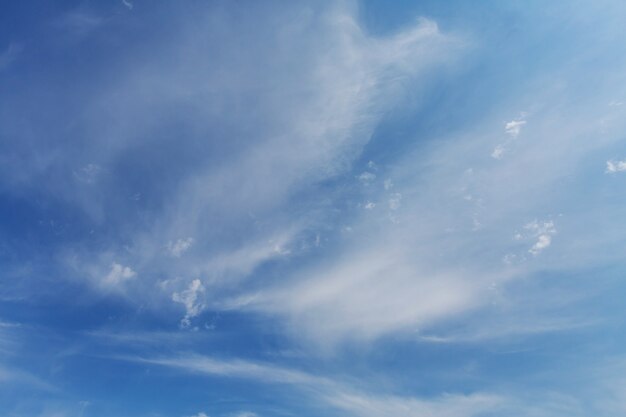 Céu azul e nuvens brancas