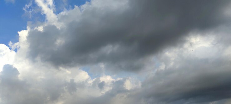 Foto céu azul visão clara nuvem branca photo
