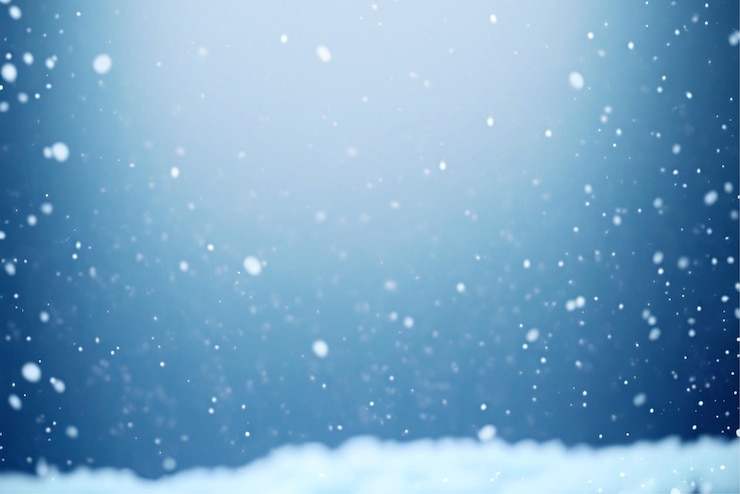 Foto céu cheio de neve céu cheia de neve imagem de fundo de inverno imagem com espaço para texto