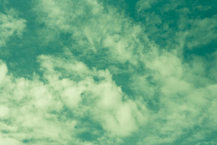 Céu com nuvens fundo horário de verão lindo céu