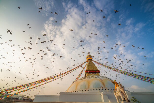 Foto céu de buda