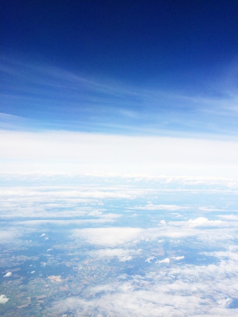 Foto céu e nuvens ambiente natureza fundo clima e conceito de meteorologia