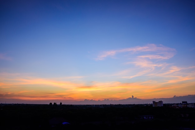 Céu e nuvens