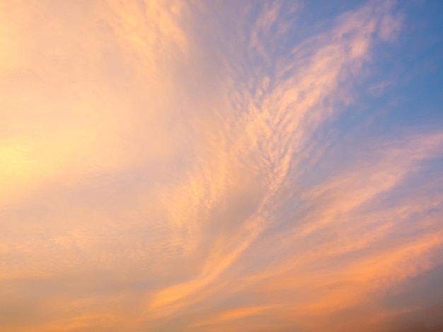 Céu noturno do crepúsculo para fundo