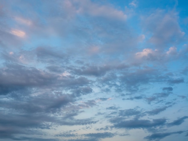 Céu noturno do crepúsculo para fundo