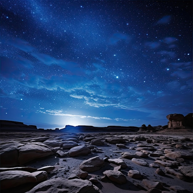 Céu noturno estrelado