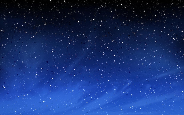 Foto céu noturno profundo com muitas estrelas