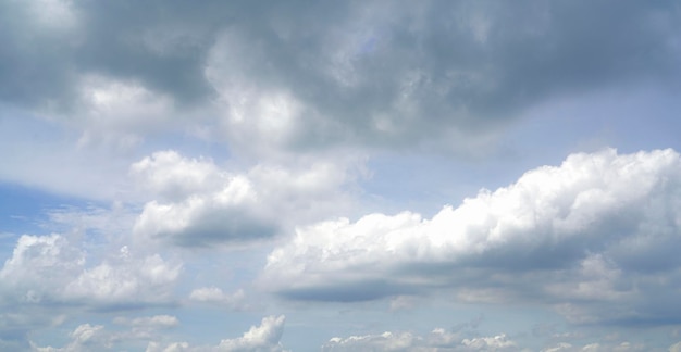 Céu nublado Céu cinzento dramático e nuvens escuras antes da chuva na estação chuvosa Céu nublado e temperamental