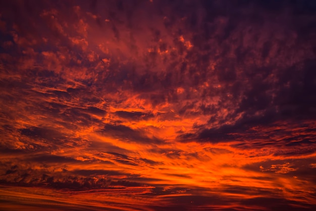 Céu vermelho