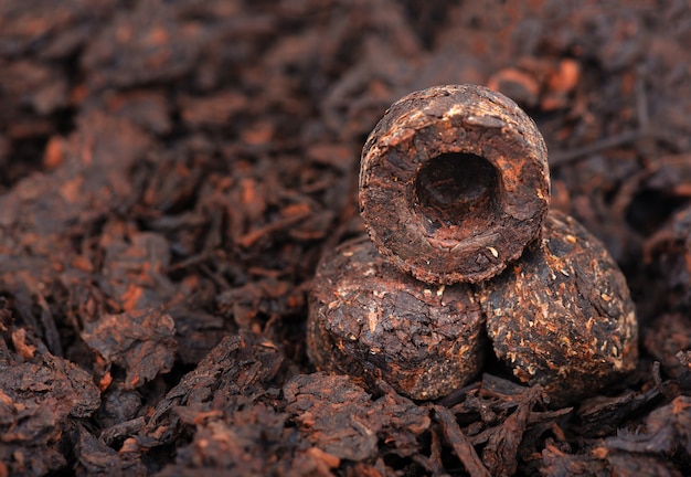 Chá preto aromático pu-erh