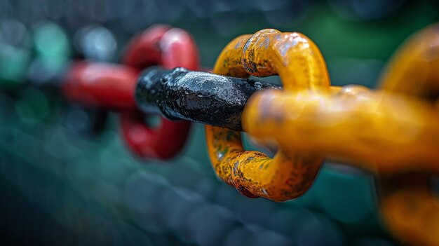 Foto chain como un concepto para el día internacional de conmemoración de las víctimas de la esclavitud y la comercio transatlántico de esclavos