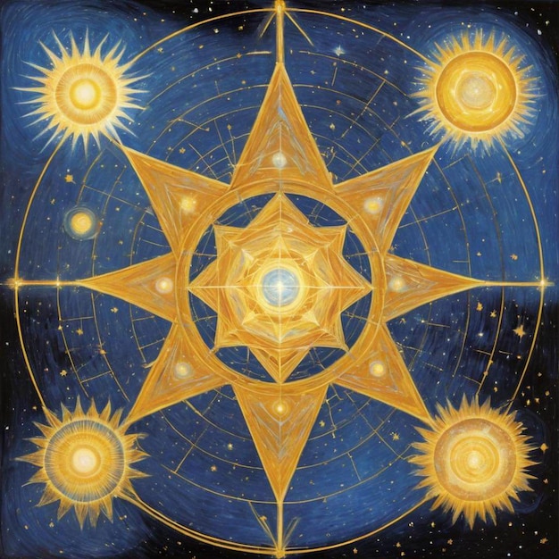 Chakras interiores de las estrellas