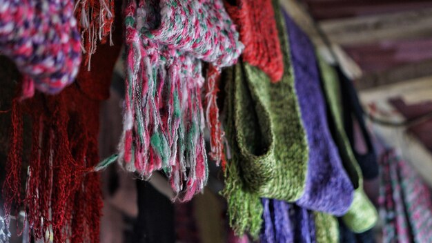 Chales de lana o de colores