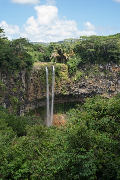 Chamarel cascada en el río du Cap