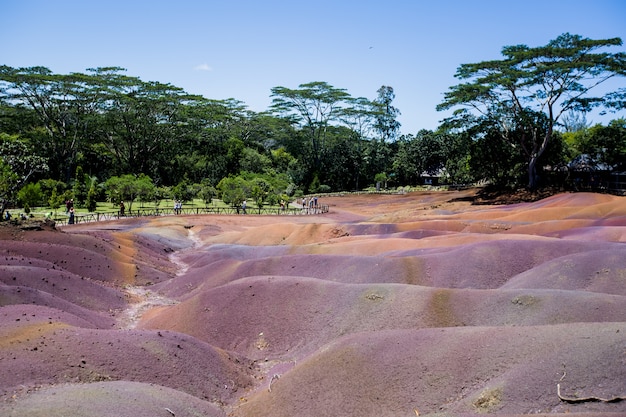 Chamarel siete tierras de colores en la isla Mauricio