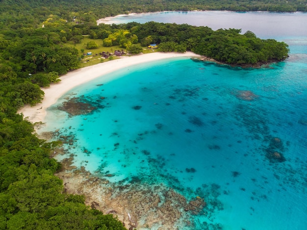 Champagne Beach Vanuatu Espiritu Santo isla cerca de Luganville Pacífico Sur