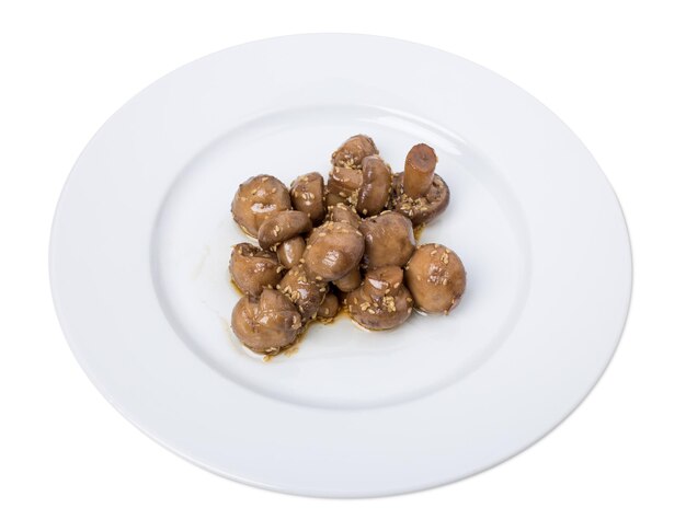 Champignon assado com gergelim