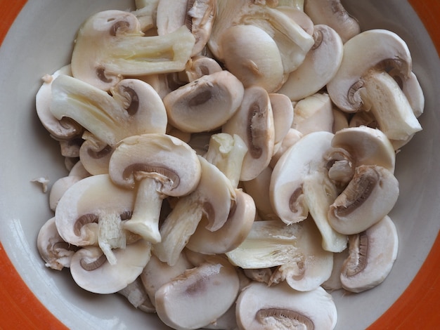 Champignon-Pilz-Essen