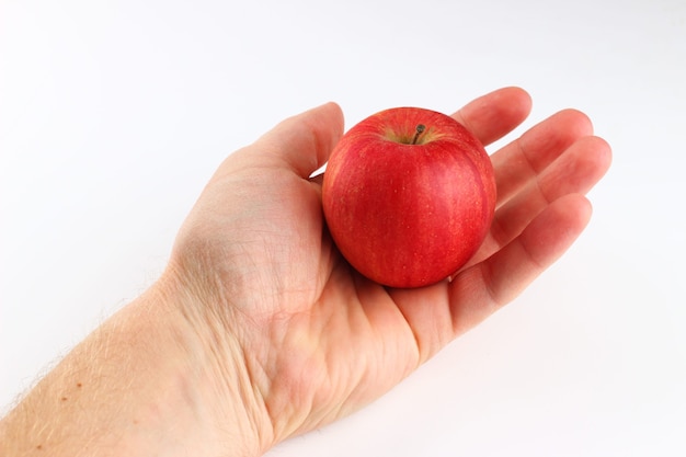 Champion Äpfel in der Hand