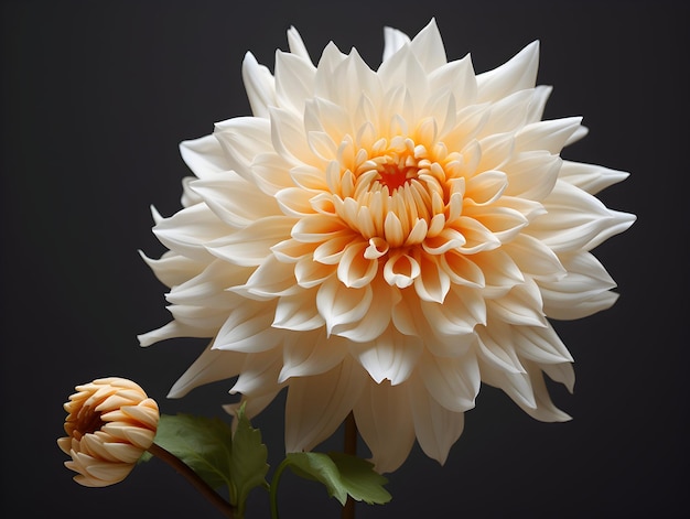 Chandramallika-Blumen im Studio-Hintergrund Single Chandramalika-Bumen Schöne Blume