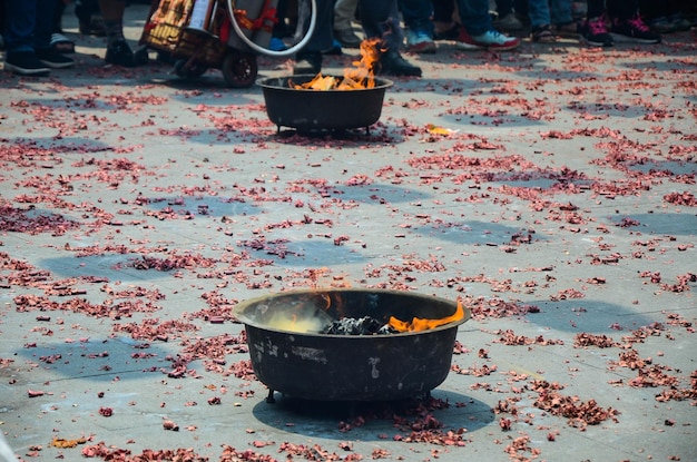 Changhua Taiwan 25 de março de 2018Lukang Mazu Temple fair Um templo chinês dedicado à deusa chinesa do mar Mazu