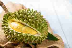 Foto chani kai durian o durio zibthinus murray en el saco