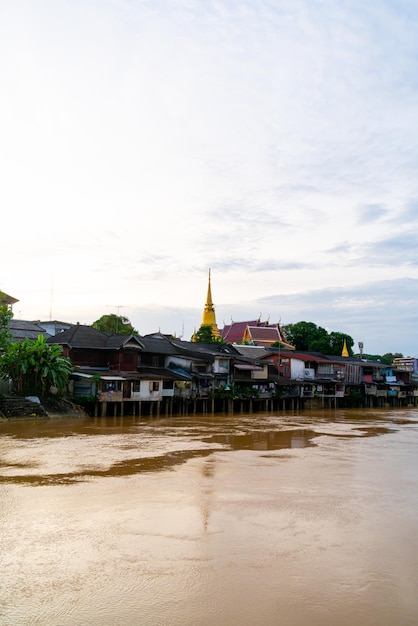 Chantaboon Waterfront Community in Chanthaburi in Thailand