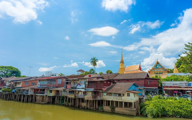 Chanthaburi River Classical Village in der Nähe des Flusses Chanthaburi Old Town Waterfront