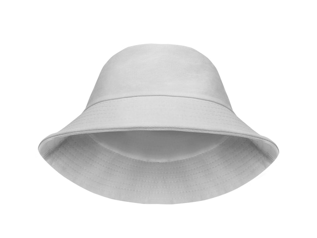 chapéu branco isolado sobre um fundo branco