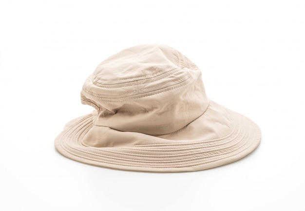 chapéu em fundo branco