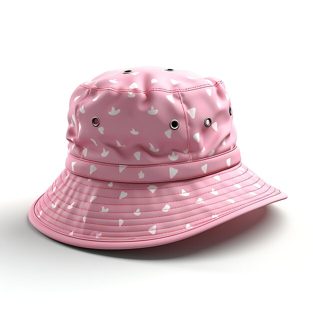 Foto chapéus de balde elegantes para crianças com design reversível polka dot pacreative ideias de conceito de design