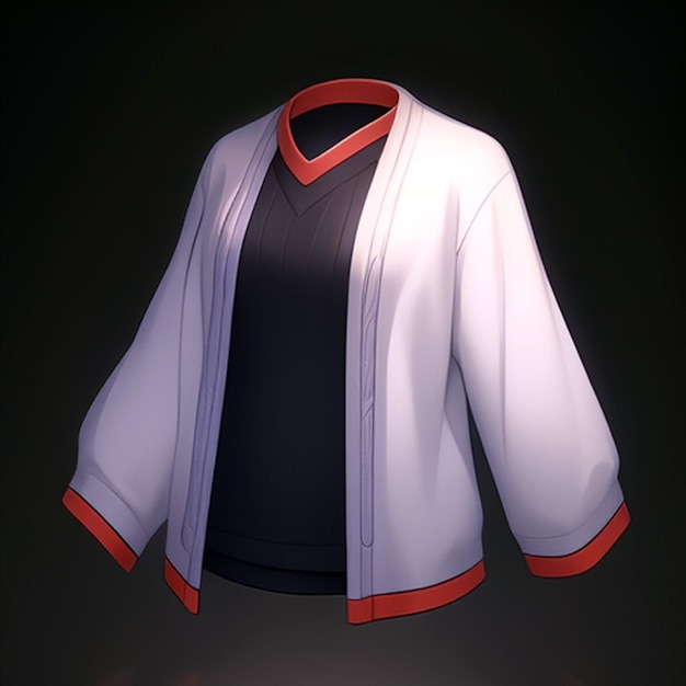 Chaqueta de lana para ideas de juegos o diseño de moda.