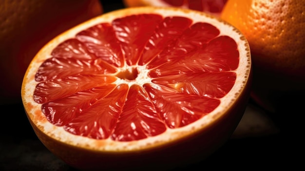 Charakter-Nahaufnahme Super süße und köstliche Grapefruit, warten Sie einfach
