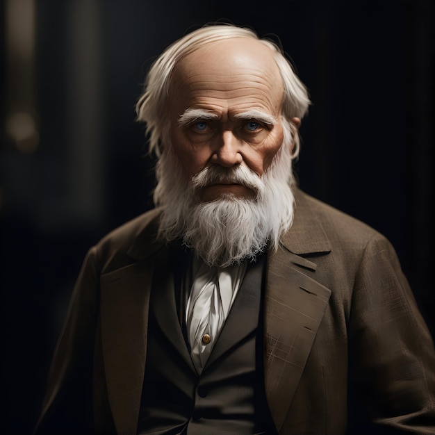 Foto charles darwin naturalista biólogo teoría de la evolución la vida temprana de darwin el viaje de darwin en