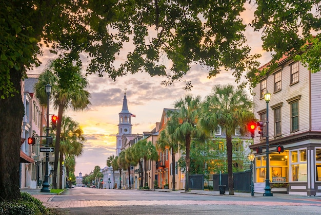 Foto charleston, carolina do sul, estados unidos