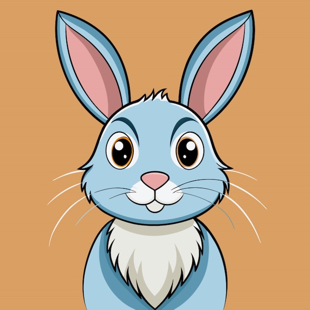Charmante Kaninchenillustration für Kinder